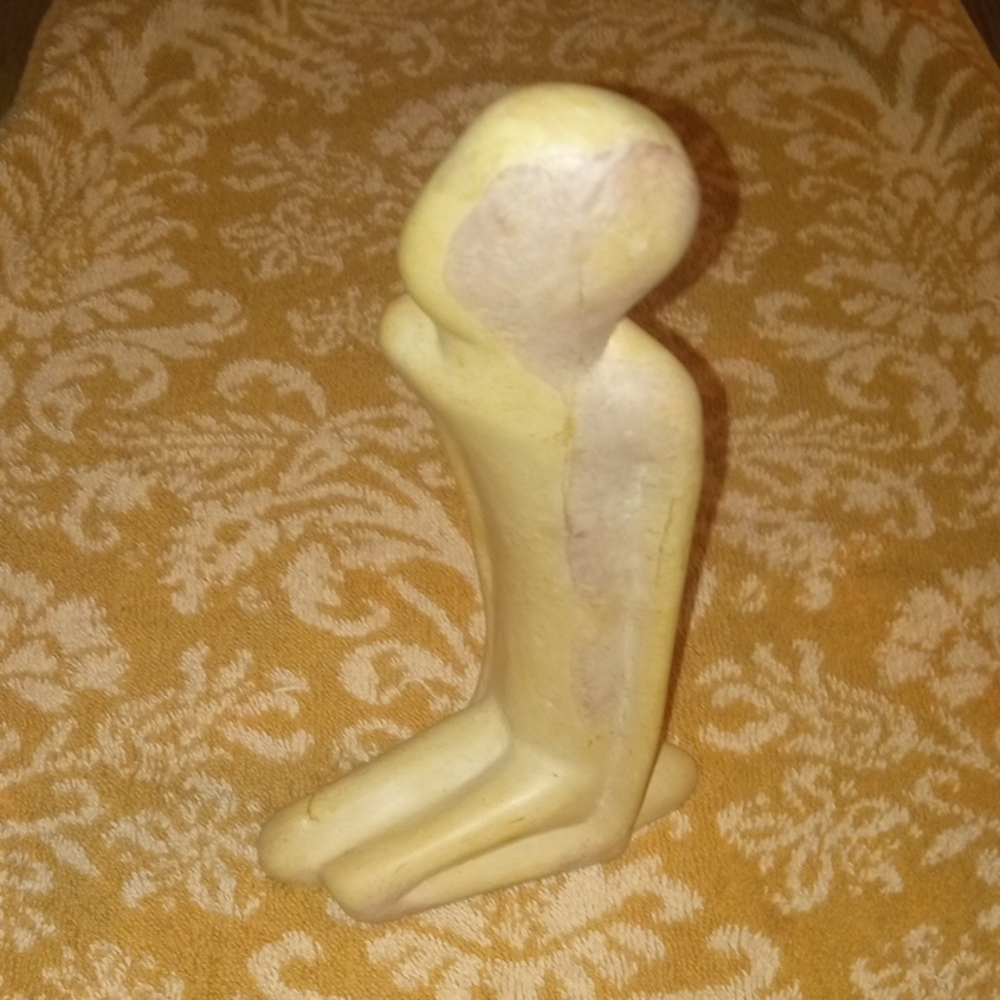 Rare Statue Carved Of Soapstone